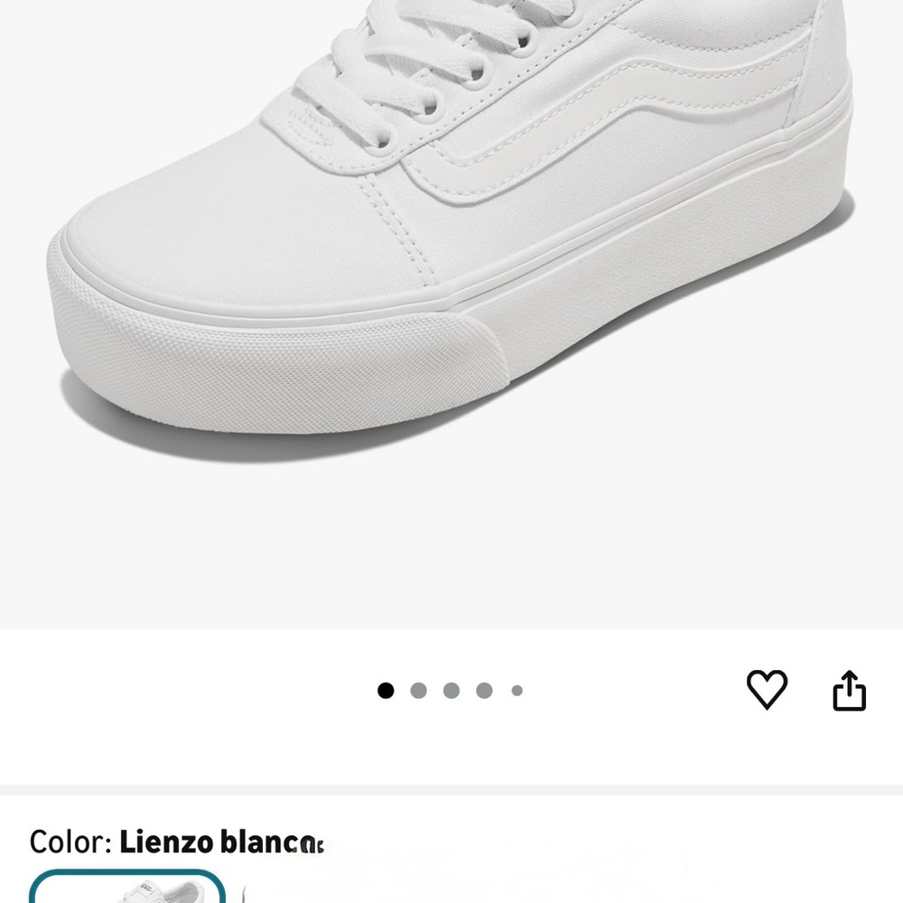 Vans Kids White Sneakers